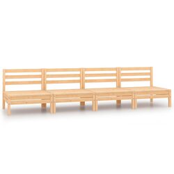 Compact Outdoor Middle Sofa Set – 4 Pieces