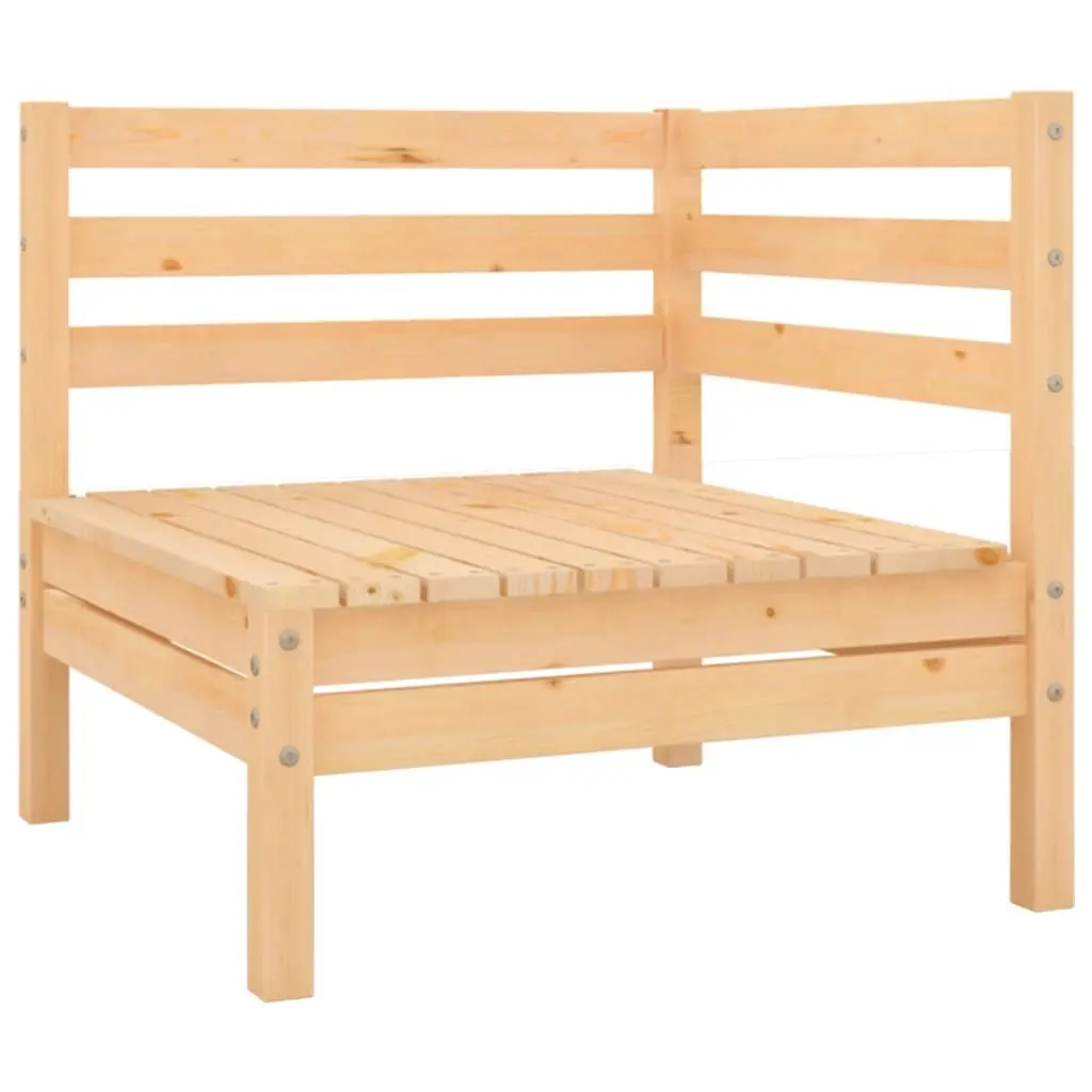3 Piece Wooden Garden Lounge Set Pallet Design Outdoor Patio Furniture Brown