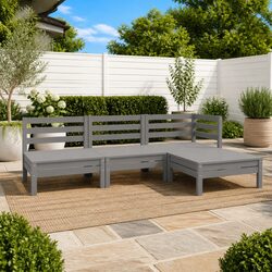 4-Piece Outdoor Lounge Set: Durable and Stylish