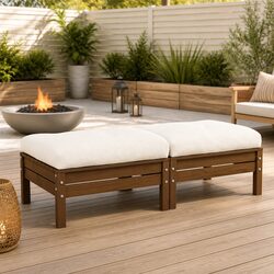 Compact 2-Seater Garden Sofa with Premium Features