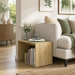 Sonoma Oak Side Table - Durable and Functional