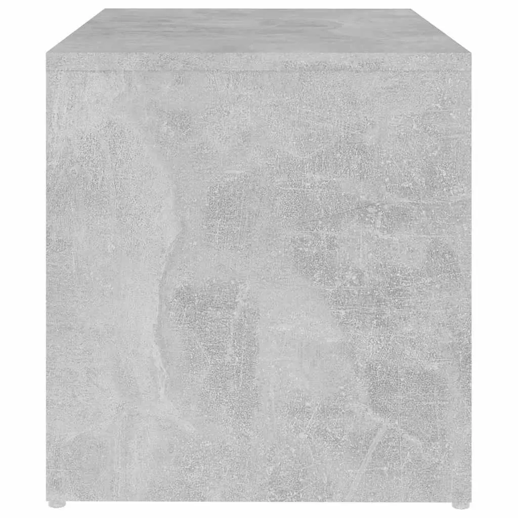 End Table Grey 59W x 36D x 38H cm Storage Modern Accent Side Coffee Table