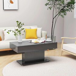 Concise Grey Coffee Table - Sturdy and Stylish