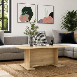Coffee Table Sonoma Oak Design Modern Accent Living Room Couch Side Table
