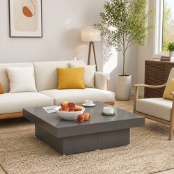 Grey Coffee Table 90x90x28cm