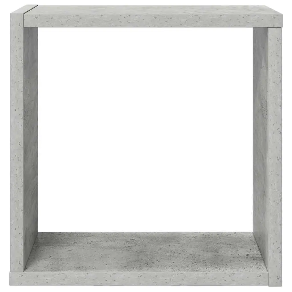 Wall Cube Shelves Grey 6 Piece Floating Storage Display Home Decor Organiser