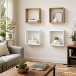 Wall Cube Shelves Set of 4