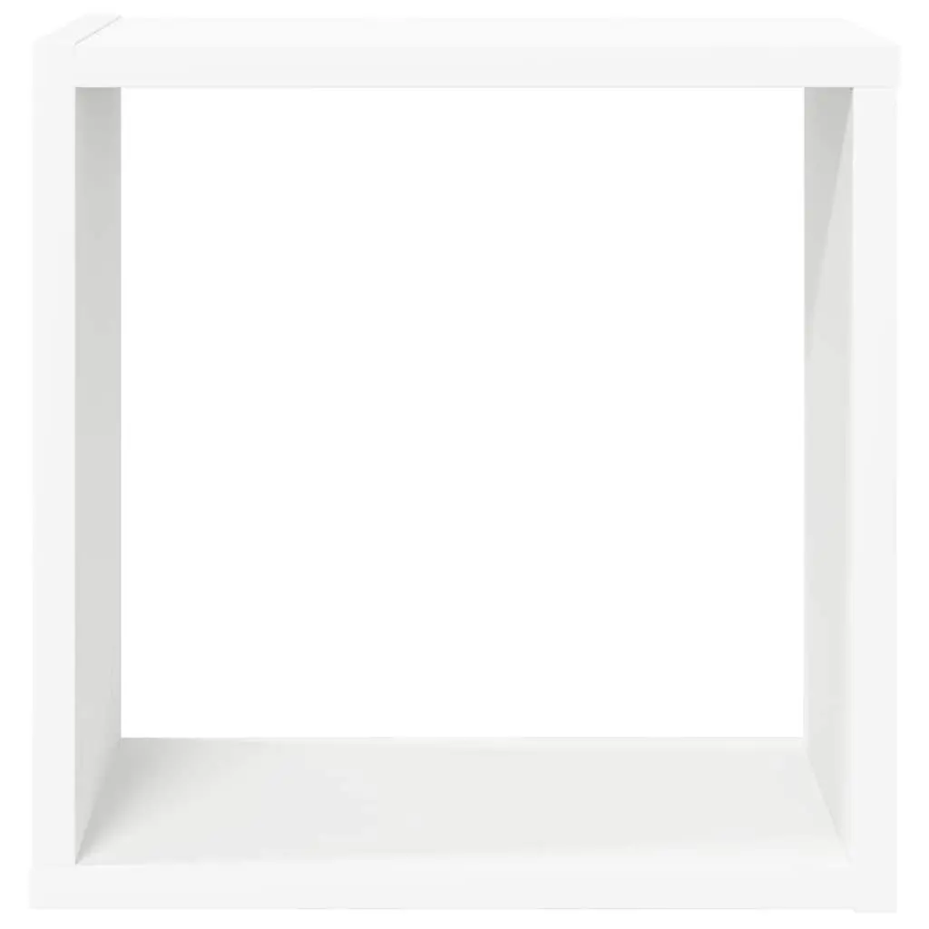 Wall Cube Shelves White 30x15x30 cm Floating Storage Display Organizer 4 Piece