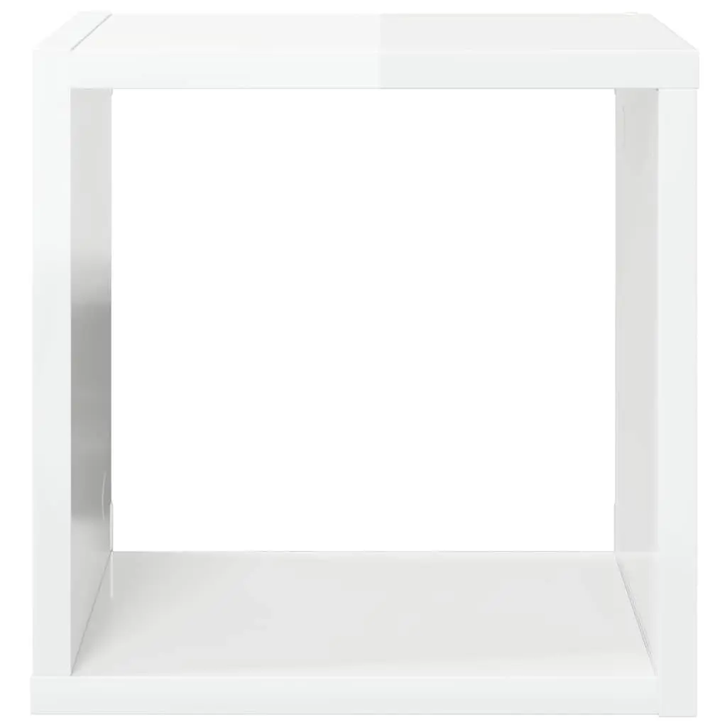 Wall Cube Shelves White 6 Piece Floating Display Storage Home Decor