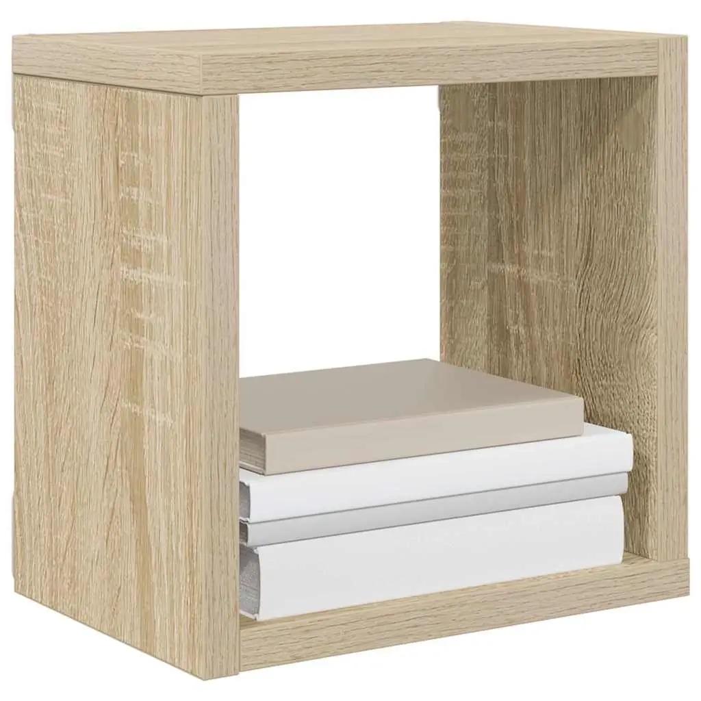 Wall Cube Shelves Brown 4 Piece Floating Storage Display Home Decor
