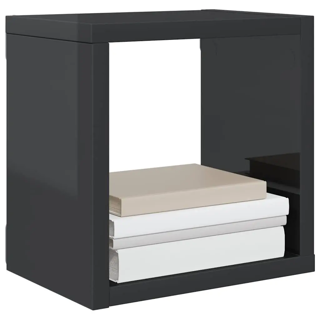 Wall Cube Shelves Grey 6 Piece Set Floating Storage Display Home Decor