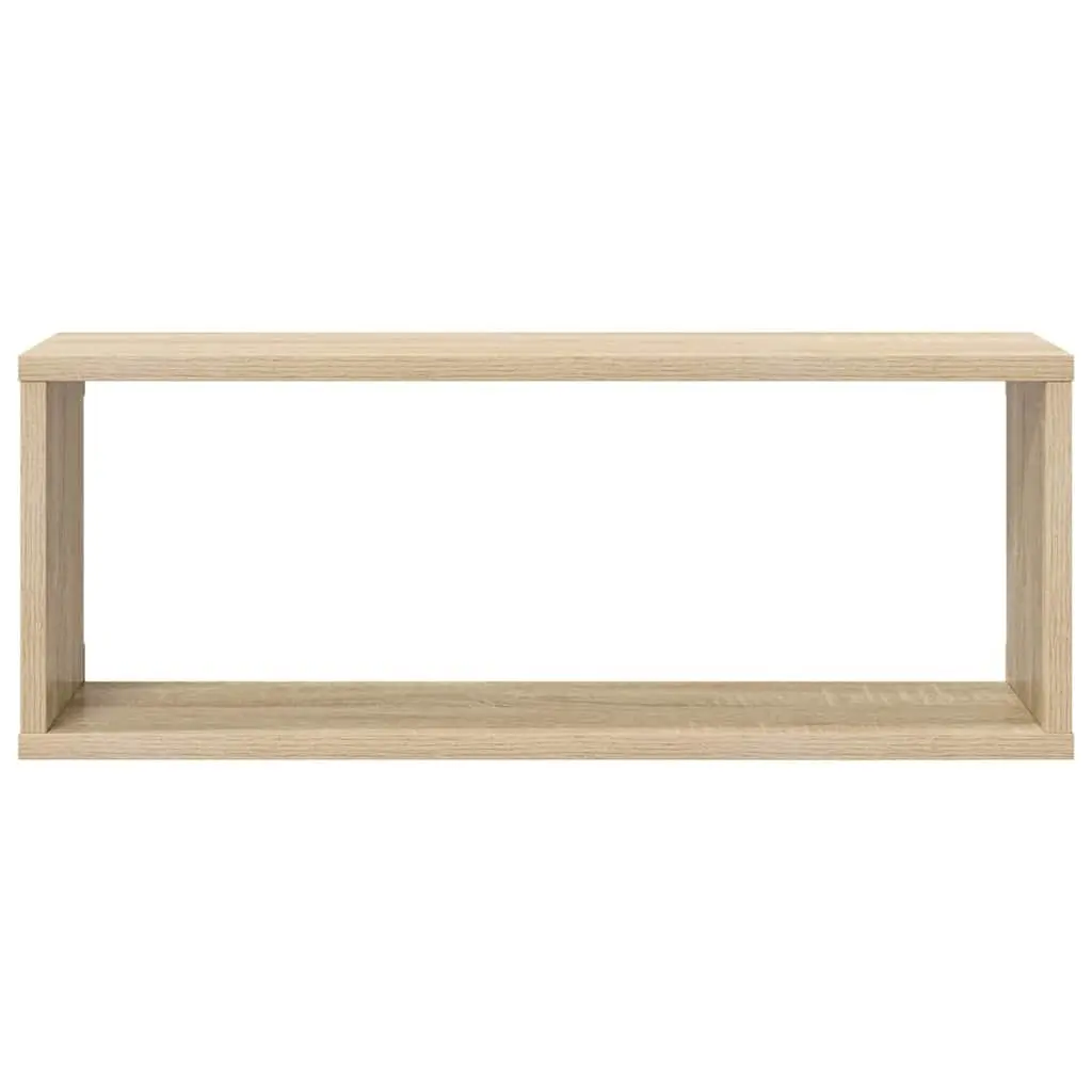 Wall Cube Shelves Brown 4 Piece Floating Storage Display Organiser
