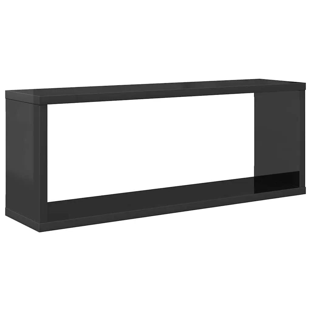 Wall Cube Shelves Grey 6 Piece Floating Shelving Set Storage Display