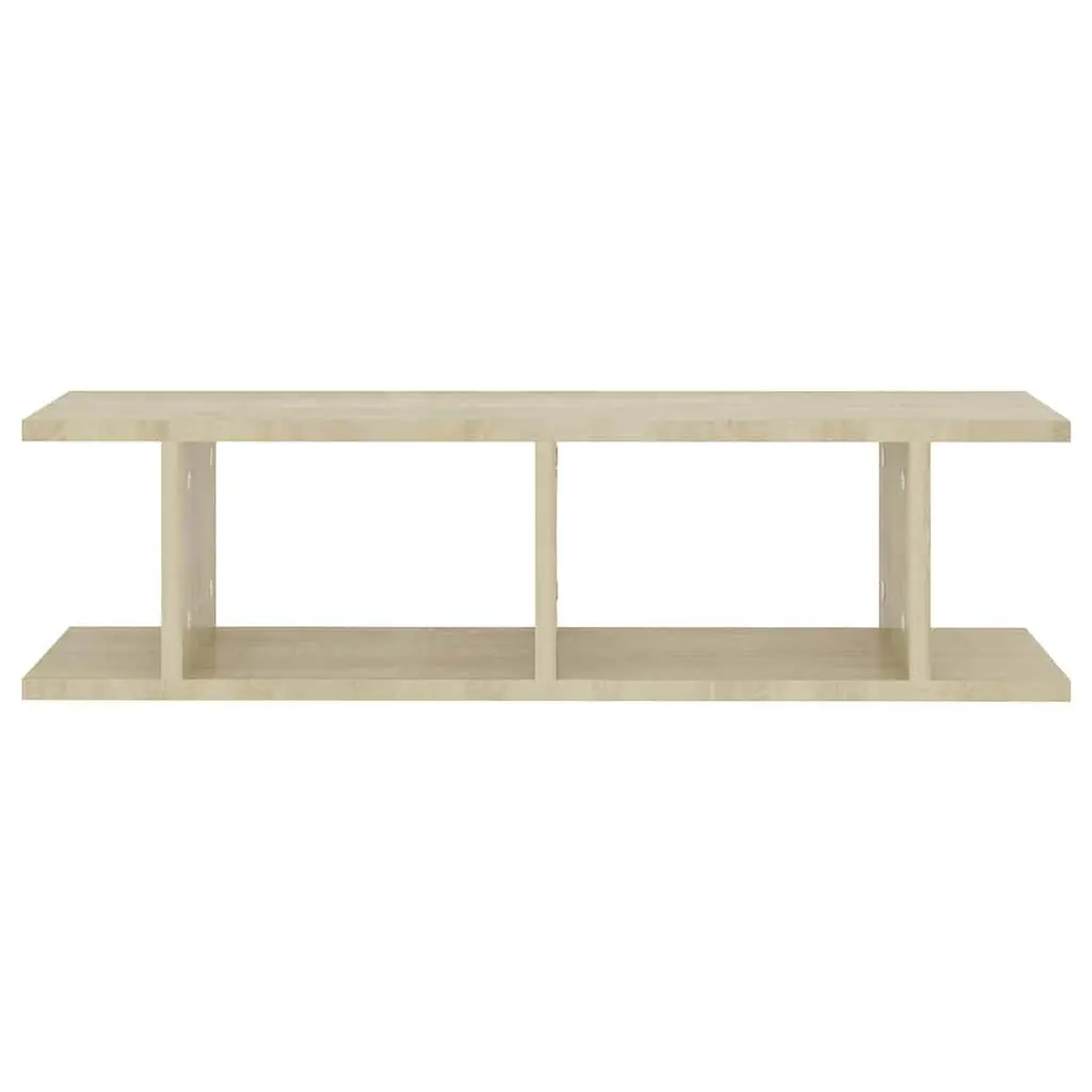 Wall Shelves Brown 75 x 18 x 20 cm Floating Display Cube Storage