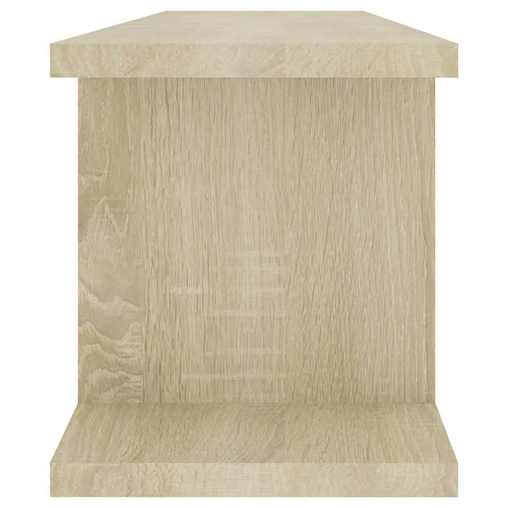 Wall Shelves Brown 75 x 18 x 20 cm Floating Display Cube Storage