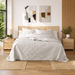 Compact Solid Wood Bedside Cabinet 40x31x50cm