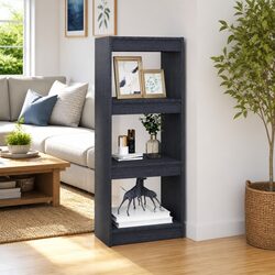 Concise Grey Book Cabinet Room Divider 40x30x103.5cm