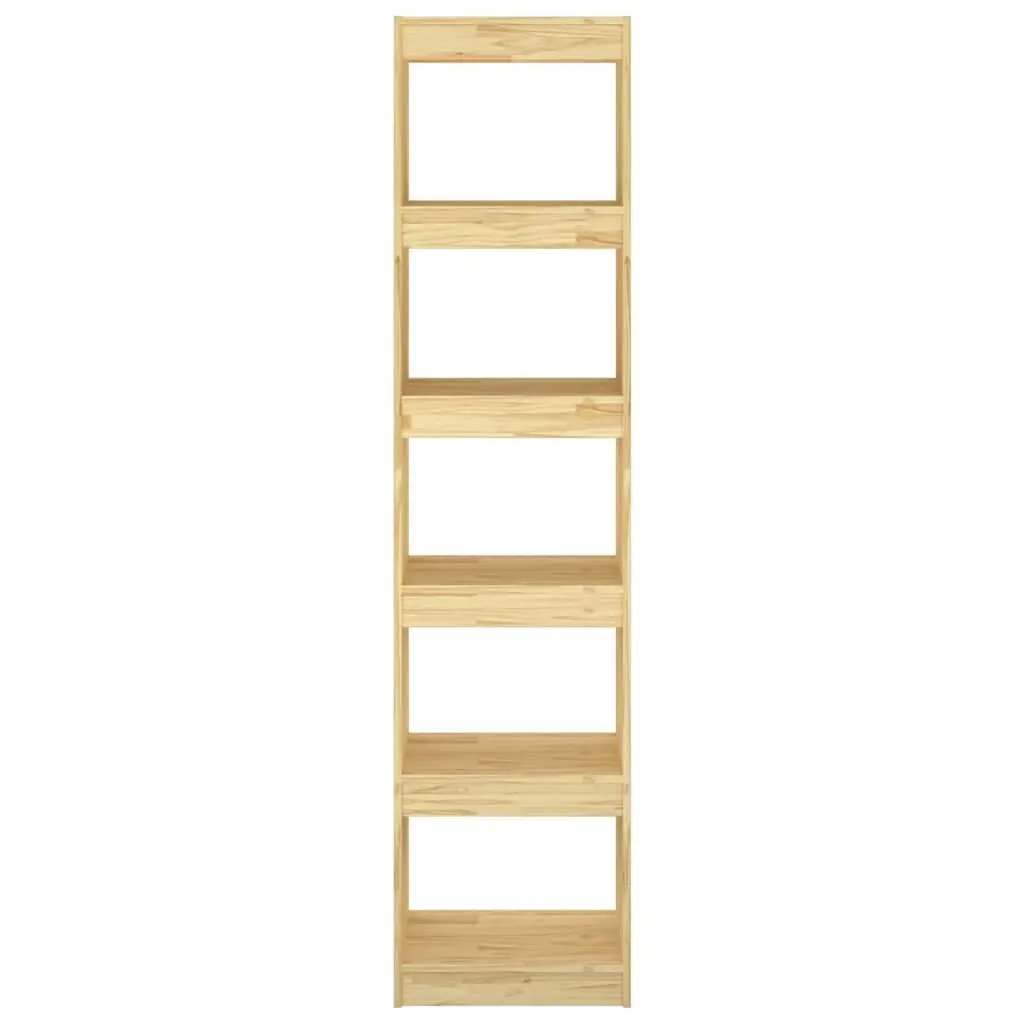 Book Cabinet Brown 40x30x167.5 cm Solid Pinewood Room Divider Shelving Unit