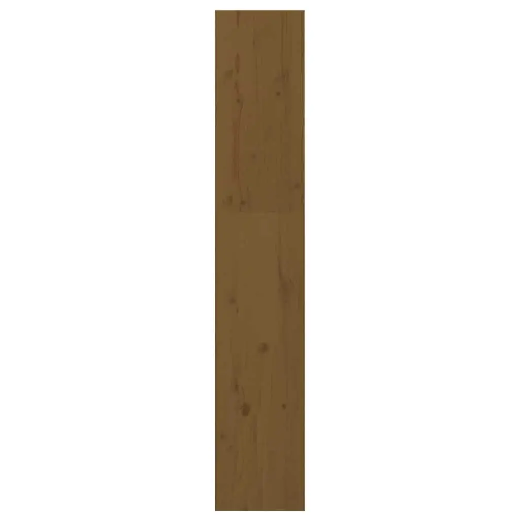 Book Cabinet Honey Brown 60x30x167.5cm Solid Pine Wood Room Divider
