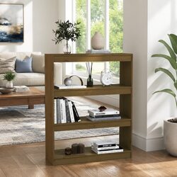 Your Honey Brown Wooden Book Cabinet with Room Divider Function