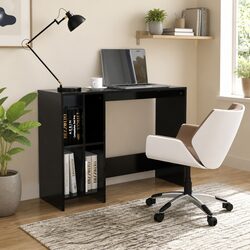 Black Notebook Desk for Organized Workspaces