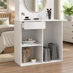 Compact and Elegant Makeup Organizer Cabinet