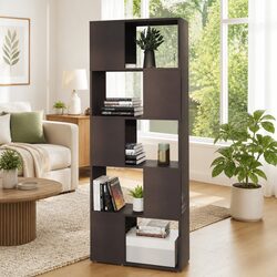 Compact Grey Shelving Unit for Easy Organization