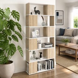 Your New Beige Room Divider and Book Organizer