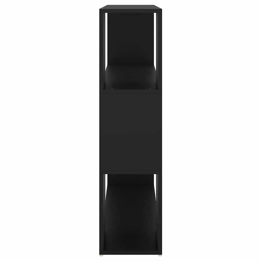 Black Book Cabinet Room Divider Shelving Unit Storage Organizer