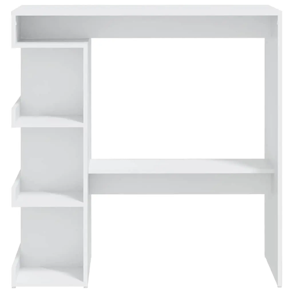 Bar Table White Space-Saving with Storage Racks