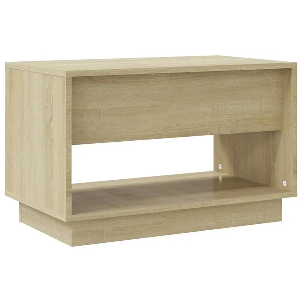 TV Cabinet Beige Engineered Wood Living Room Storage Lowboard with Drawers