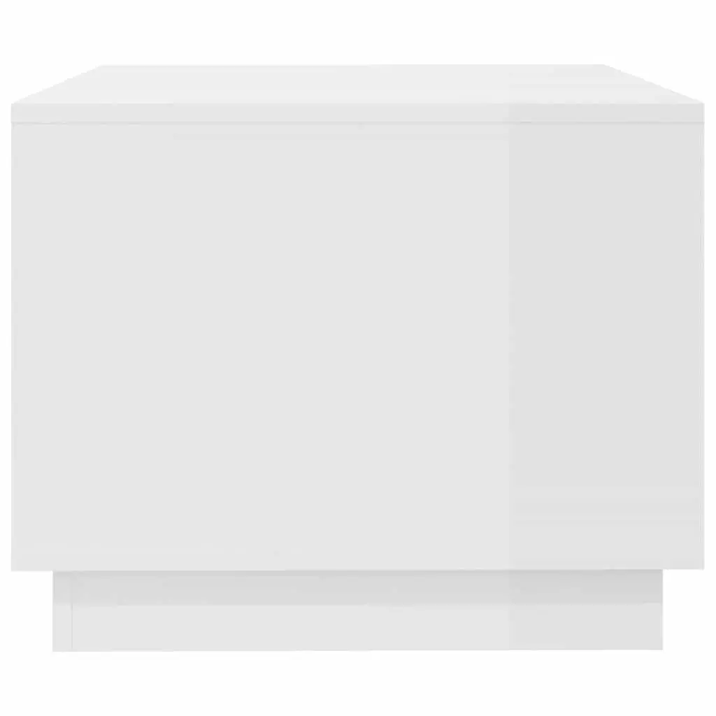 White Coffee Table Modern Design Storage Drawers Living Room Accent Furniture