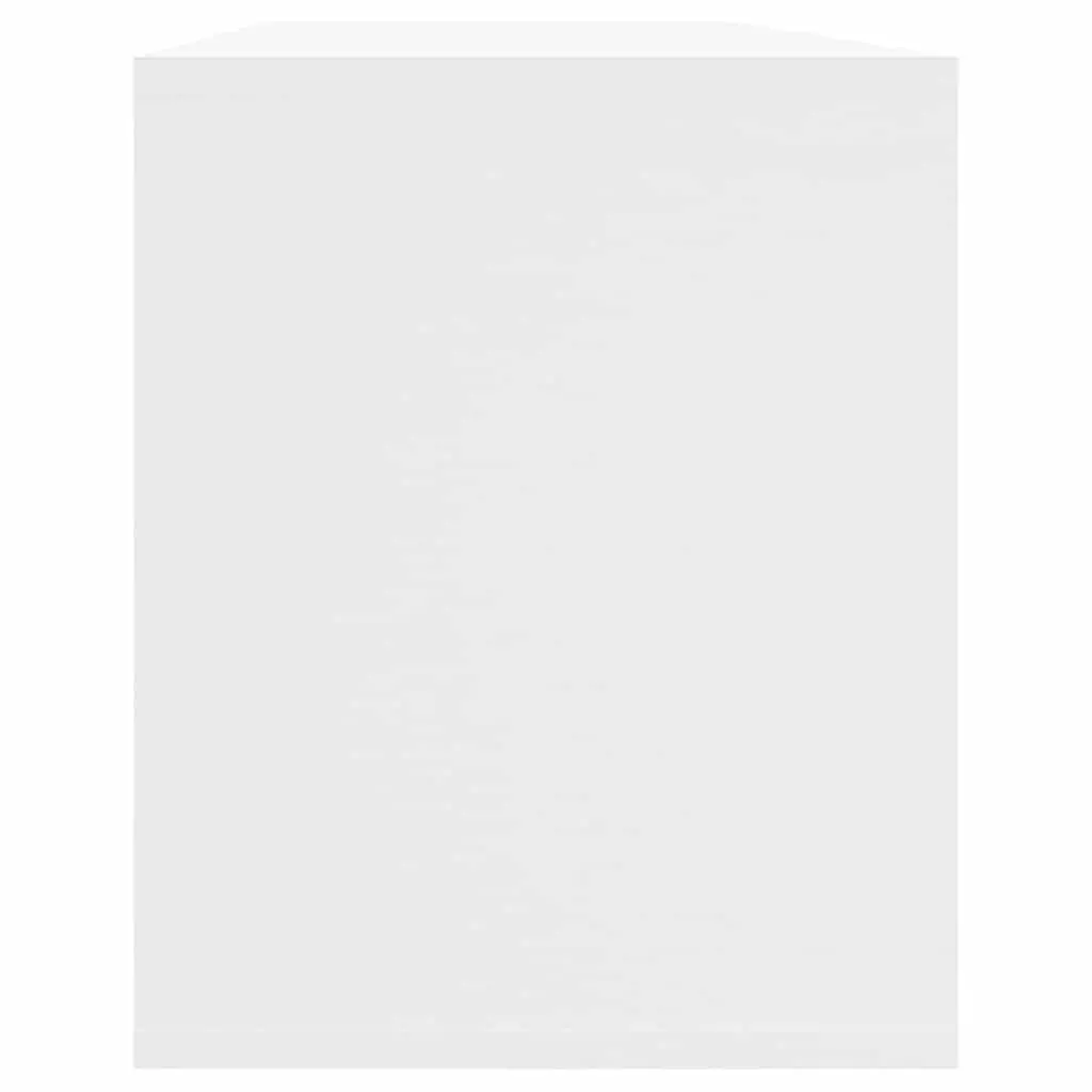 White TV Cabinet with Doors and Shelves