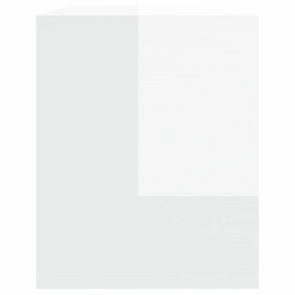 White High Gloss TV Stand 130cm with 2 Doors and 2 Shelves Entertainment Unit Storage Cabinet 35cm Depth and 50cm Height