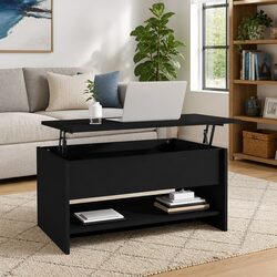 Adjustable Coffee Table with Hidden Storage