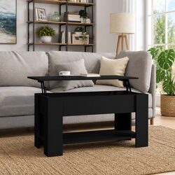 Compact Coffee Table with Lift-Top Functionality