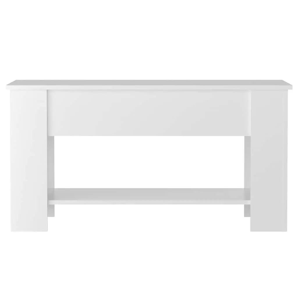Coffee Table Lift-Top White High Gloss Modern Living Room Furniture Storage