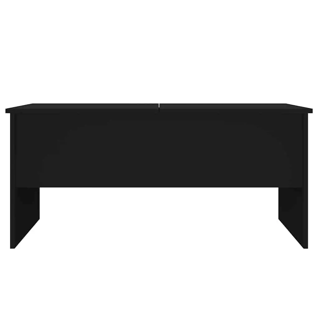 Coffee Table Black Lift Top Storage Compartments Modern