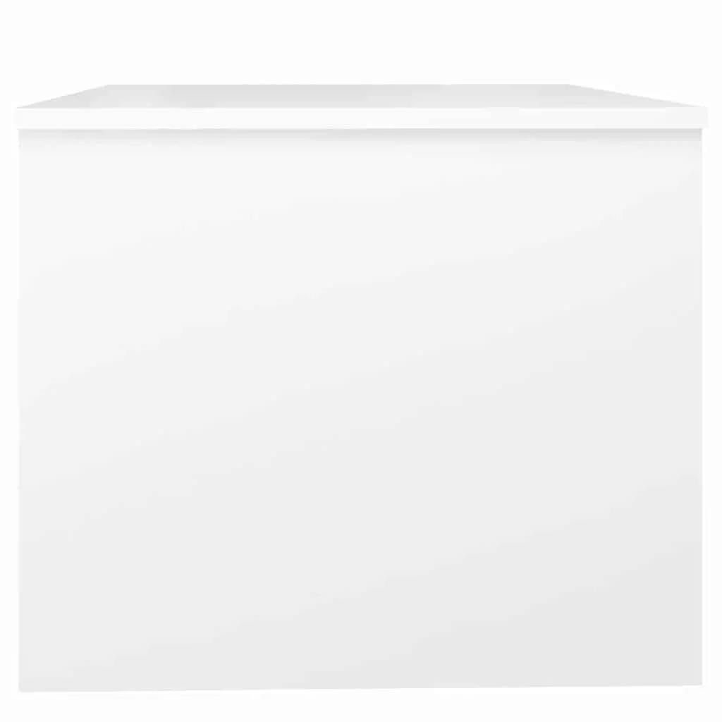 Coffee Table White Lift Top Storage Compartments Modern 80 x 50 x 42.5 cm