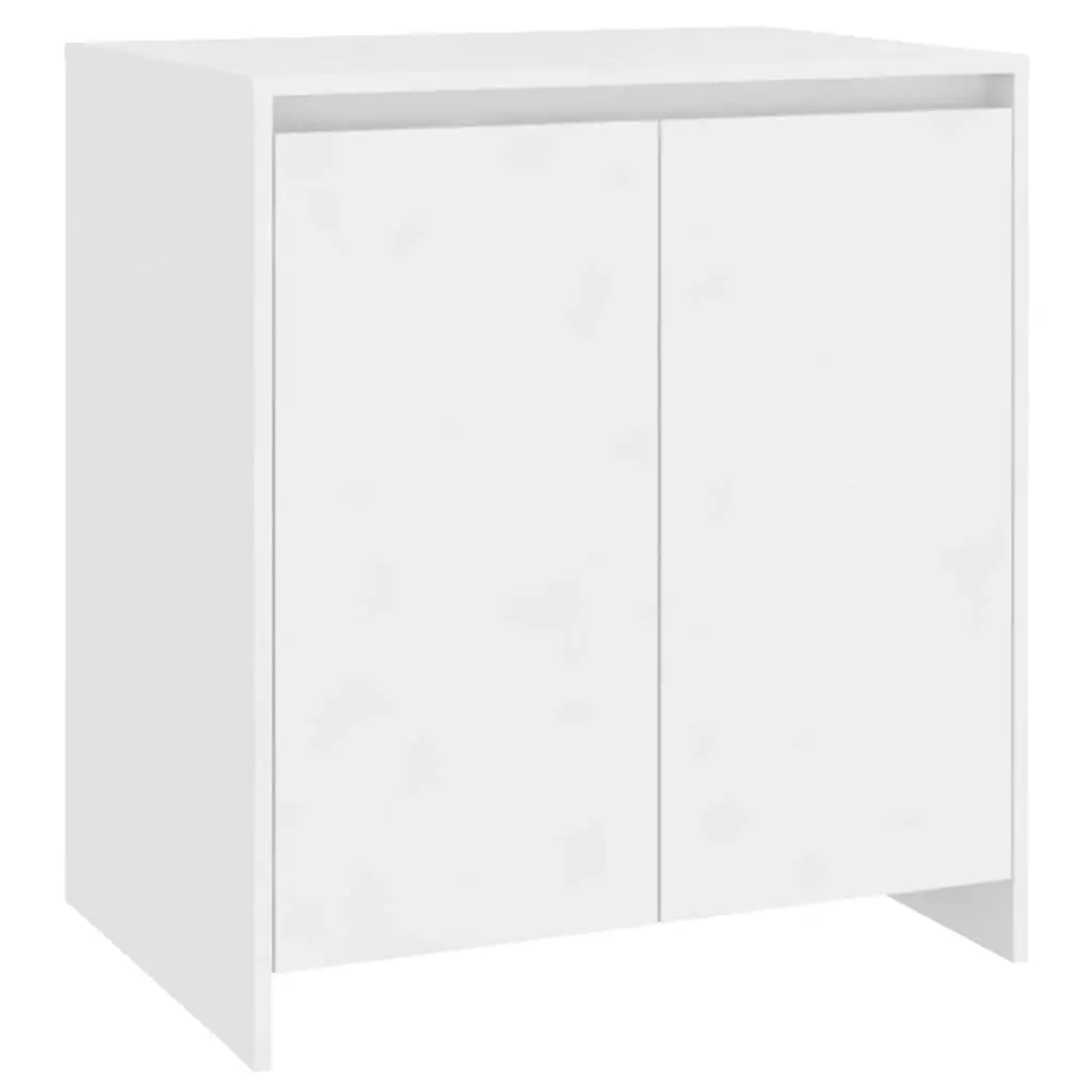 Sideboard Cabinet White 2 Door Storage Furniture Display Unit