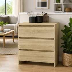 Concise Brown Sideboard with Practical Features