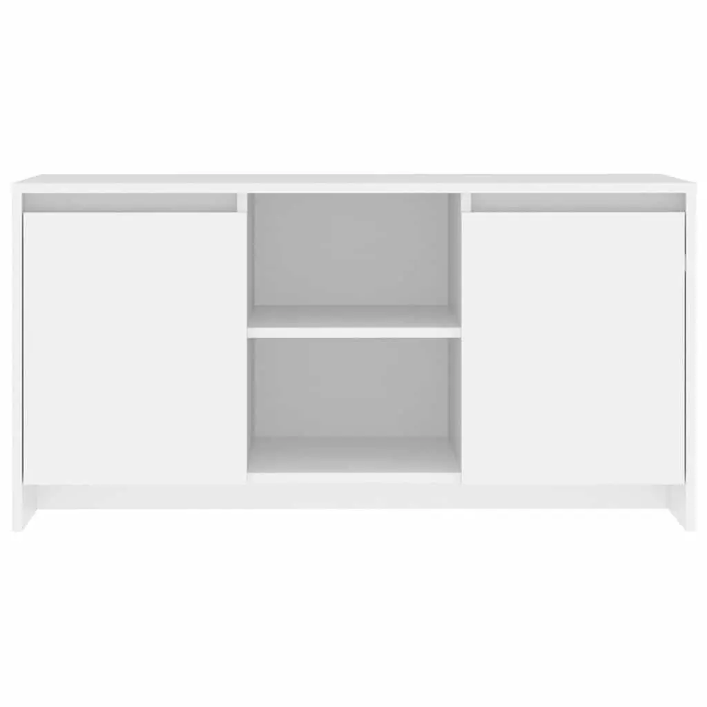 White TV Cabinet with Storage and Style