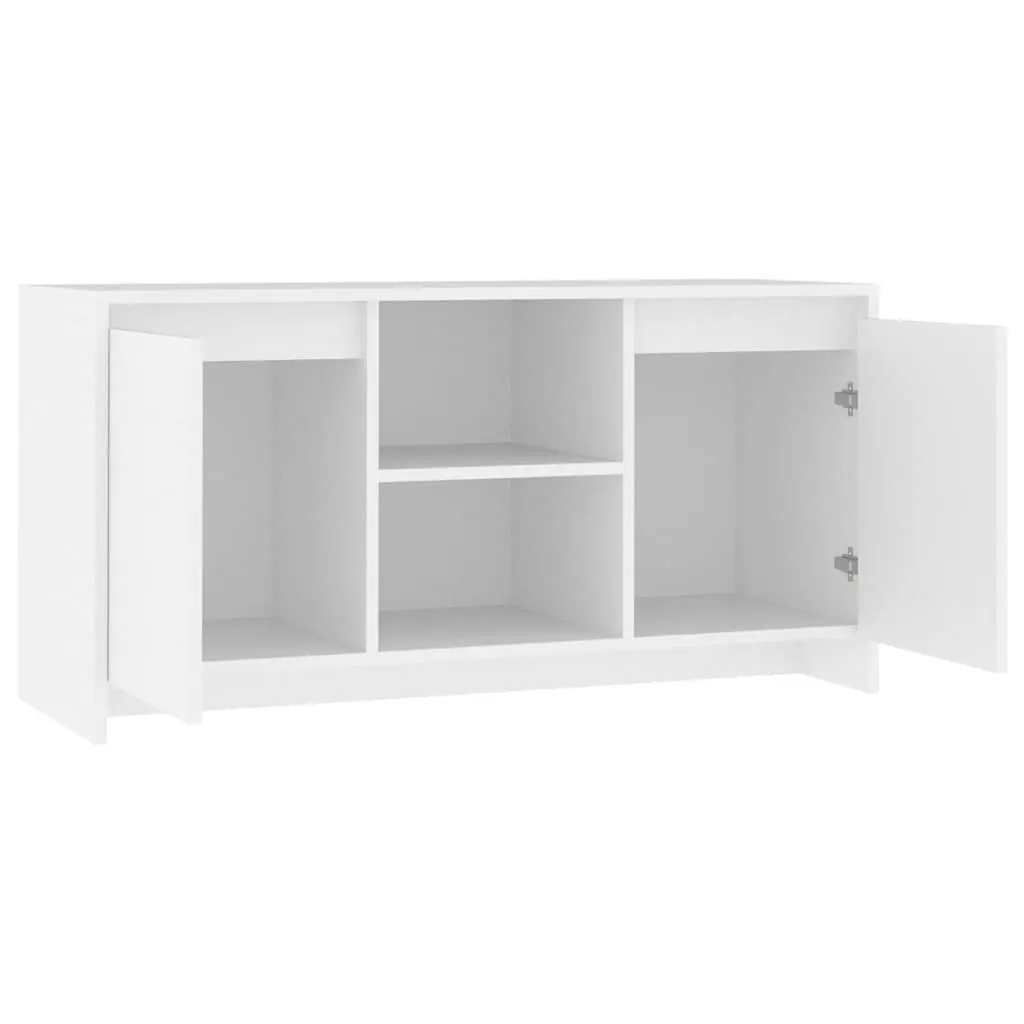White TV Cabinet with Storage and Style