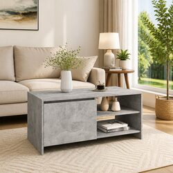 Concise Design Coffee Table with Storage Options