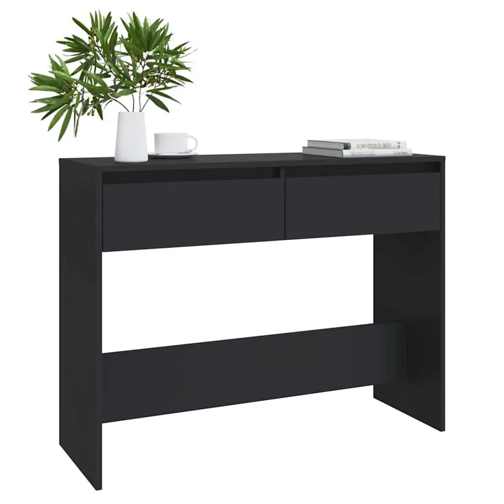 Console Table Hallway Entrance Accent Side Table Black Storage Furniture