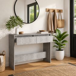 Grey Console Table: Smart and Simple Design