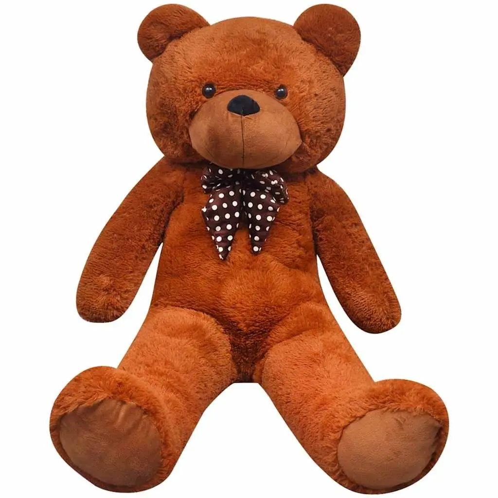 Stuffed Animal Brown 135cm Soft Plush Cuddly Teddy Bear