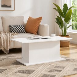 Compact White Coffee Table - Perfect Addition