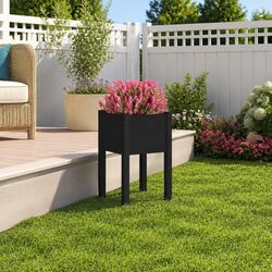 Compact and Durable Wooden Planter Box 40x40x70cm