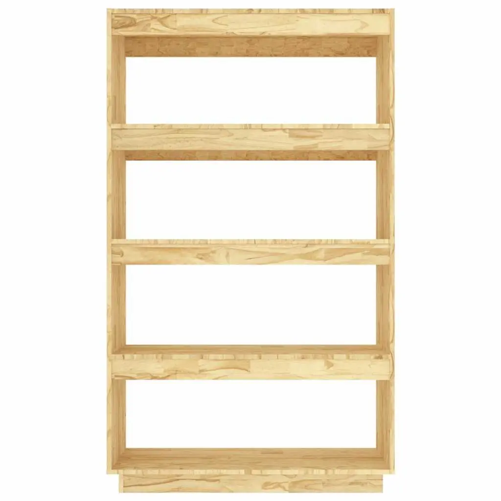 Wooden Book Cabinet Brown 80W x 35D x 135H cm Room Divider Shelving Unit Storage Organiser